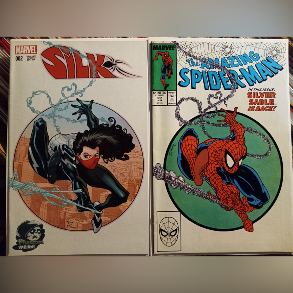 AMAZING SPIDERMAN #301.. & ... SILK #2..